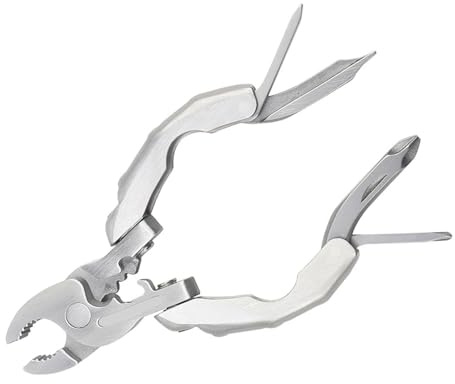 Pinze multifunzionali 9 in 1 Multiutensile portatile acciaio inossidabile Accessorio per campeggio con cacciavite combinato