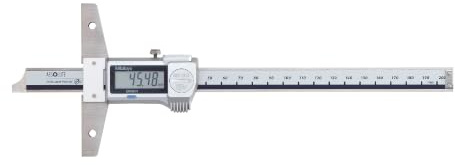 Mitutoyo 571-252-20 ABS Coolant Proof Tiefenmessgerät VDS-P20, 0-200 mm | 0,01 mm, Tiefenmessung, Datenausgang, IP67