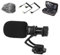 COMICA Camera Microphone, CVM-VM10II Video Shotgun Microphone with Shock Mount and Wind Muff, Camcorder Recording Mic for Canon/Nikon/Sony/Panasonic DSLR Camera and Smartphone for YouTube/Vlog(Black)