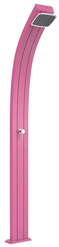 arkema Doccia Solare da Esterno Giardino 30L Miscelatore Spring Fuxia