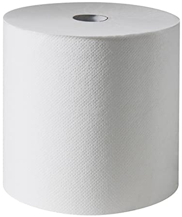 Handtuchrollen 2-lagig - 20 cm x 140 m HOCHWEISS Zellstoff unperforiert (6 Rollen)