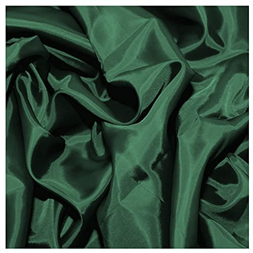 Bottle Green Antistatic Lining Fabric - Polyester Silky Fabric 54gsm for Sewing, Jacket Lining, Garment Lining, Dress Linings, Dressmaking, Arts and Crafts| 60 | 150cm Wide | Sold by The Metre