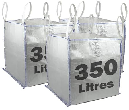 sackmaker Garden Waste Bag - 340 Litre - Half Tonne Bulk Bag - PREMIUM GRADE - Large Heavy Duty Garden Waste Bag. Builders 500kg Bulk Bag