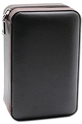 NSGJUYT Humidor Cigare Boîte De Voyage Coin Cigare en Cuir Cèdre en Bois Cig Cigar Humidor Box Cutter Accessoires
