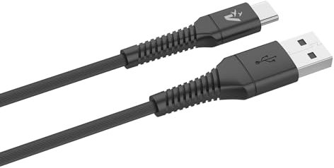 VulTech Cavo Smartphone CS-TAC12BK USB-C to USB-C 1,2m 60W in TPE Soft Touch - PD 5A QC 3.0 - Compatibile con MacBook Pro/Air M4, iPhone 16/Pro/Pro Max, Galaxy S25 Ultra, iPad Pro/Air/Mini - Nero