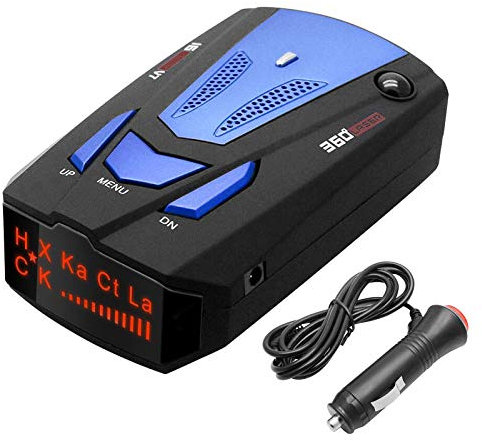 Baceyong Radarwarner, Auto 16 Band V7 360 Grad GPS Geschwindigkeit sicher Anti Radar Laser Detektor Voice Alert