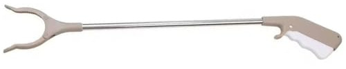 2 Stück Greifzange für Senioren 80cm/60cm Aluminium Müllzange, Drehbar Müllgreifer, rutschfest Gummi Greifer, Faltbare Kinder,Langer Greifarm, Greifhilfe für Menschen mit Behinderung ( Size : 24inch(2