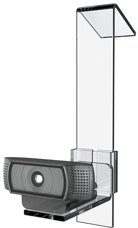 PlexiCam Pro V2 Webcam-Halterung für Mittelbildschirm/Mittelbildschirm, Positionieren Sie jede Webcam (nicht im Lieferumfang enthalten) überall/auf jedem Bildschirm (Laptops-32