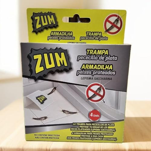 Genérico Zum Trampa PECECILLO Plata 4 Unidades