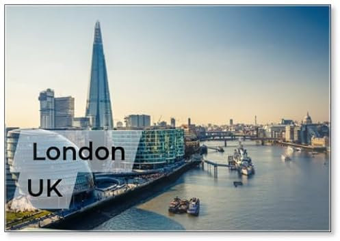 Kühlschrankmagnet Themse und London City
