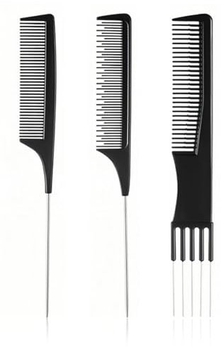 ZAMXHUG Set di pettinini per Capelli - 3 PCS Pettine a Denti Larghi Pettine Capelli Uomo e Donne,pettini a Denti Larghi,pettini da Taglio per Capelli,per Salone Capelli Barbiere Acconciature