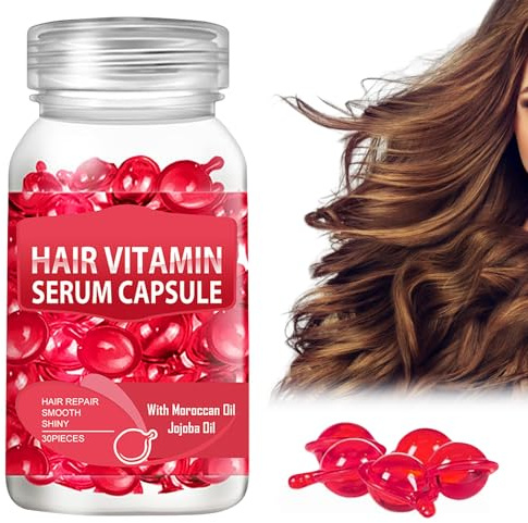KIKVTER Capsule Di Siero Di Vitamina Per Capelli, Capsule Di Vitamina Per Capelli, Capsule Per La Cura Dei Capelli, Hair Vitamine Serum Capsule, Hair Treatment Serum,hair Serum Capsules