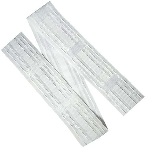 WANYI 85mm Ruban Fronceur de Rideau, Universelle Fronceur pour Rideaux Multifonctionnel Épaississant Rideaux à Ruflette Ruban avec Passants Cachés (6m)