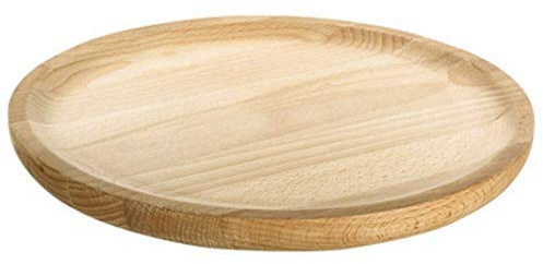 AC - Plato para pulpo de Madera - Ideal para comer pulpo a la gallega - Uso profesional y doméstico - Ø 30 cm