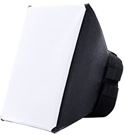Homoyoyo Difusor de Flash de Cámara Softbox Portátil 2piezas para Cámaras Réflex Digitales Material Plástico y Diseño para Suavizar Sombras