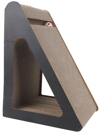 CFTGIW Planche à Gratter pour Chat de Forme Verticale en Carton ondulé pour Chat, pour Broyer Les Griffes pour Endommager Les Alignements, Design Caractéristiques de Forme Distinctives avec Une