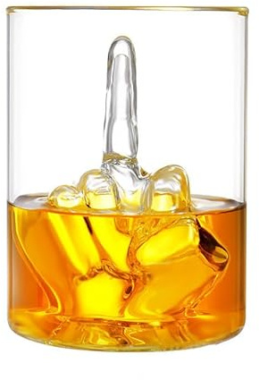DDMMQS Vaso de whisky de dedo medio personalizado, capacidad de 12.5 onzas, perfecto para whisky escocés o bourbon. Ideal para cumpleaños o Navidad, hombres, padres, maridos o novios.