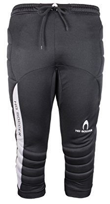 HO Soccer Icon Pantalón de Portero 3/4 Acolchado, Hombre, Negro, M