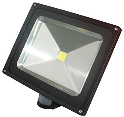 Hometric LED Flood Lights Outdoor Waterproof IP65 Wall Security Lights Outdoor Motion Sensor 10W 20W 30W 50W 100W PIR Sensor LED FloodLights (Warm White(3000K), 50Watts)