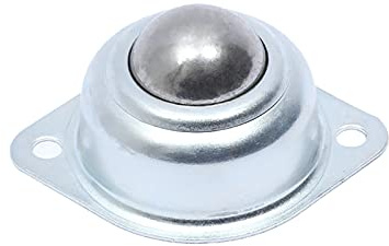 Flach Ball Roller, 10 Stücke Kugelrollen Möbelrollen, Universal Kugellager Transfer Bearing Kohlenstoffstahl, Kohlenstoffstahl Kugelrollenlager Rund Rollen Montiert Lager für Trolley