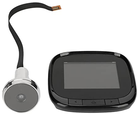 Septpenta Digital Door Viewer, 2.4 Inch LCD Screen HD Smart Peephole Camera, 90 Degree Wide Angle Design with 300,000 Pixel Camera, Loop Recording for Home Security