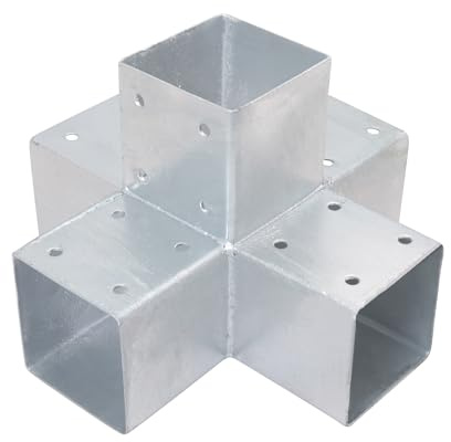 Holzverbinder HEB-034 Kreuzmodell für fünf 70x70 mm Balken verzinkt