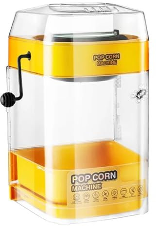 YOUFE Machine À Pop-Corn, Pop-Corn Électrique Portable À Air Chaud, Pop-Corn Frais Fait Maison, Pop-Corn Rapide en 3 Minutes pour Le Cinéma Maison
