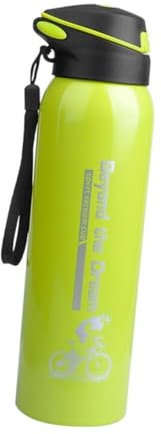 TOPBATHY Edelstahl-isolierflasche Mit Strohhalm Vakuumflasche Auslaufsicherer Doppelwandiger Isolierbecher Für Kaltes Oder Warmes Wasser