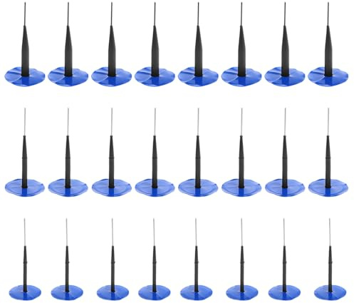 QWORK® Uppsättning av 24 däckvårdsreparationsset – 4,5 x 40 mm, 6 x 50 mm, 9,5 x 50 mm – däckreparationssats för bilar, lastbilar och traktorer
