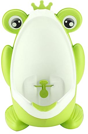 UPKOCH Urinoir Mural pour Tout-petits Garçons Multifonction Vert Crochet Adhésif Réglable, Pot pour Bébé en Plastique Solide, Apprentissage Propreté en Salle de Bain