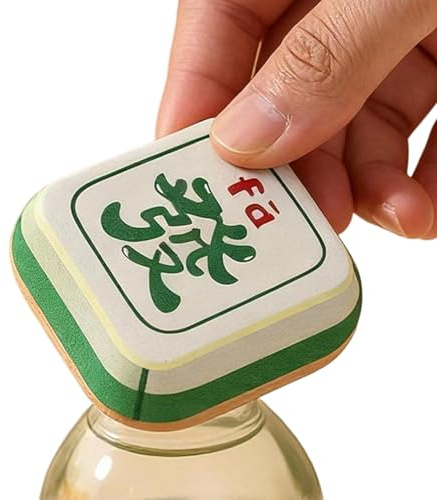 Abrebotellas magnético, abridor de tapones manual portátil accesorio de cocina – abrebotellas universal – accesorio para bebidas carbonatadas para el hogar, cocina, bar de viaje, camping,