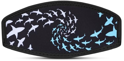 Homoyoyo Masque de Plongée sous-Marine Double Couche Élastique Anti-Nœuds et Protection Silicone, Adapté pour Garçon et Filles et Natation sans Fuite