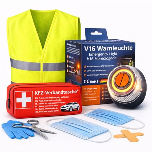 POWR CAR 3er Set (mit Warnleuchte)