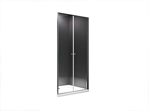 BuyLando.Shop [Typ-Maja] 120x195cm 6mm Nischdörr - Nischduschkabin - Pendulum system - ESG - klart glas - variationer