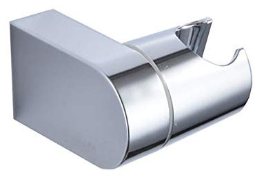 Dyda6 Supporto per soffione doccia, regolabile, staffa per soffione doccia a parete, con morsetto scorrevole, cromato (argento)