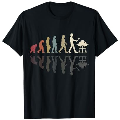 Grill Evolution Vintage Grilling Grill King Grill Master BBQ T-Shirt