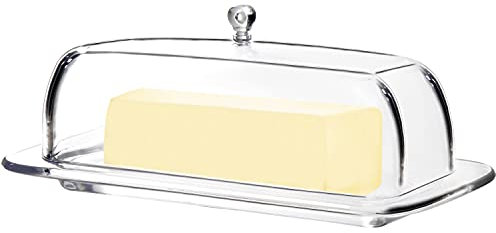 Youngever Boite Beurre Plastique, Beurrier Plastique, Boite de Rangement beurre avec Couvercle