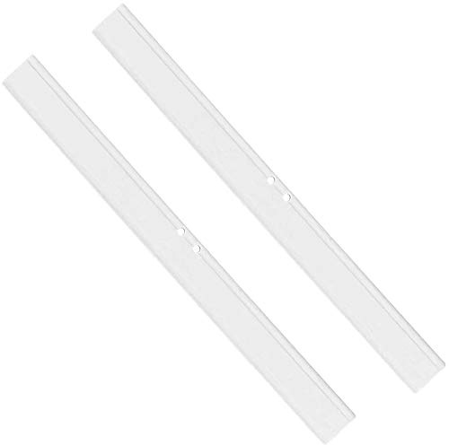 2 Stücke Gummilippe 35cm Silikon Abziehlippe für Duschabzieher Ersatzlippe für Abzieher (Weiß)