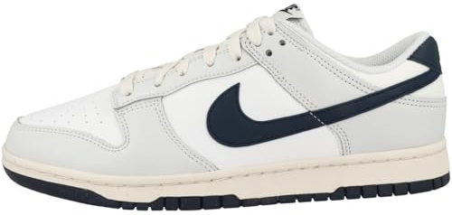 Nike Baskets Basses Dunk Low Next Nature pour Homme - Blanc, Photon Dust Obsidian Hf4299 001, 42.5 EU