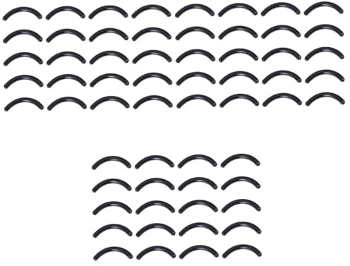 Healeved 300stücke Nachfüllpads Für Wimpernzange Schwarze Gummistreifen Für Wimpernkräuselung Elastische Ersatzkissen Für Perfekten Schwung Make-up Zubehör Für Damen Und Mädchen