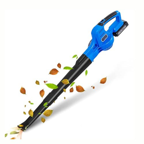 Comodo soffiatore a Batteria 2 in 1, Mini aspirapolvere Portatile Leggero con soffiatore per Foglie, spazzatrice elettrica per Pulire la Polvere e Piccoli rifiuti
