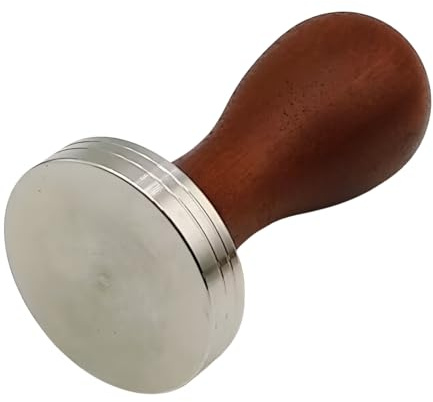 Stainless Steel Coffee Tamper, 49 mm, Barista Espresso Base Coffee Bean Press