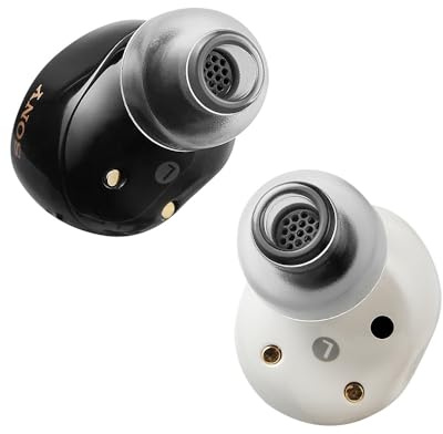 AZLA Crystal 2 Standard (2 Paare) (M) Ohrstöpsel - Silikonfilter, hervorragende Geräuschisolierung, Noise Cancelling eartips und kompatibel mit Sony WF-1000XM4, Sony WF-1000XM5, Sennheiser