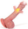 Dildo Vibrador Mujer Juguetes Sexuales - Vibradorador Mujer Juguetes Eróticos para Pareja Sexuales Consoladores Realistas para Mujeres con Vibración y Bofetadas, Dildo Anal para Pareja con Calefacción