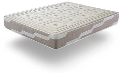 DORMISSIMO Latexmatratze 160X200 ORGANIK Natura Höhe 27 cm, Naturlatex und Taschenfedern