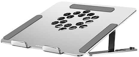 DOITOOL Radiador De Portátil De Aleación De Aluminio Almohadilla De Enfriamiento Led RGB y Ventilador Ajustable para Uso Regazo Enfriador USB para Computadora Portátil
