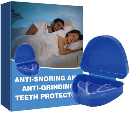 Mnozreo Ajustable Antirronquidos Dispositivos,Aparatos Dentales para Evitar Ronquidos,Dispositivos Anti Ronquidos,Kit de Protección Dental,Prevenir el Bruxismo y Roncar,1PC