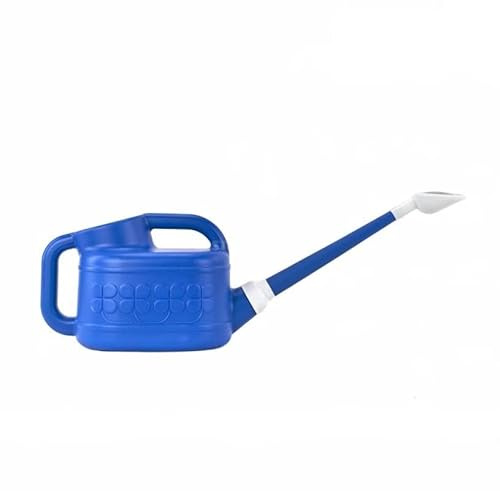Regadera para Bonsái, 4 litros, Plástico Azul, Boquilla de Lluvia Fina, 59 x 15,5 x 20,5 cm