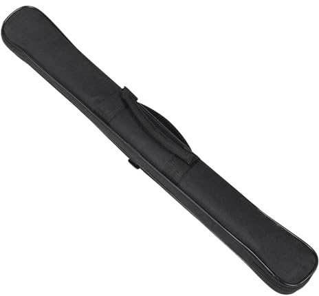 NIYANGLE Robuste Wasserdichte Oxford Flötentasche für Bambusflöte Gepolstert mit Dickem Schwamm Tragbare Schutztasche für Querflöte Leicht Kompakt für Schüler und Musiker Zufällige Farbe