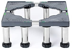 AYCDL Refrigerator Washing Machine Base Stand Height 5.9in Adjustable Fridge stand base Dishwasher Durable Bracket Anti-vibration Mat for Filing cabinet Wine Cooler,C-8 legs